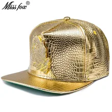 MissFox хип хоп молитвенная форма шляпа для мужчин горный хрусталь Просверленный топ шляпа плоские полями крокодил шапочки с узором шапки для мужчин