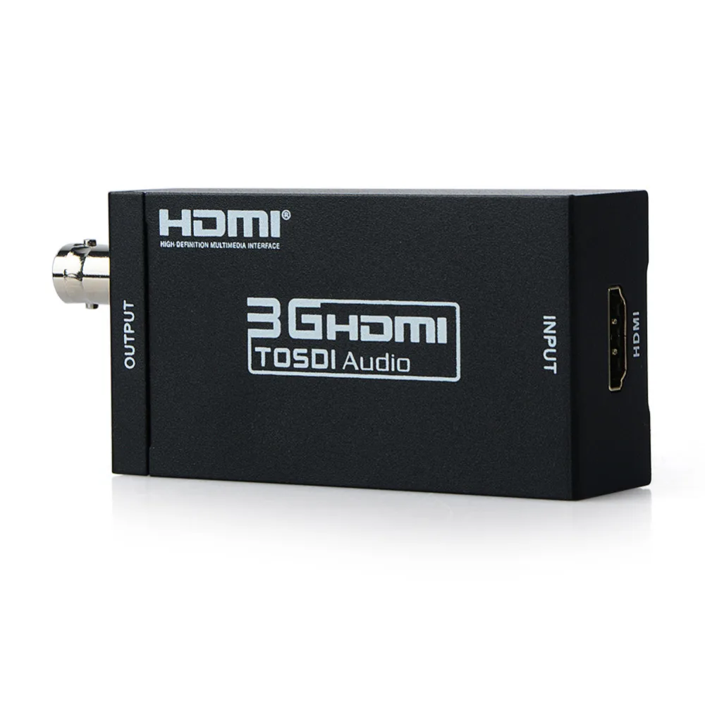 1080P Balck Mini 3G HDMI to SDI Converter Adapter Video Converter With
