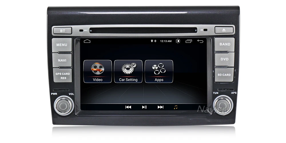 Perfect Free shipping Android 8.1 Car radio dvd player For Fiat Bravo 2007 2008 2009 2010 2011 2012 GPS Navigation AM FM WIFI RDS USB SD 13