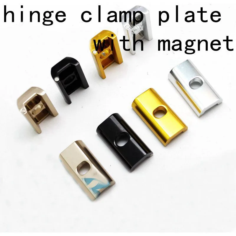 

1 pair Aceoffix hinge clamp plate with magnet + hinge clamp lever for Brompton Bike Magnet c buckle 31g