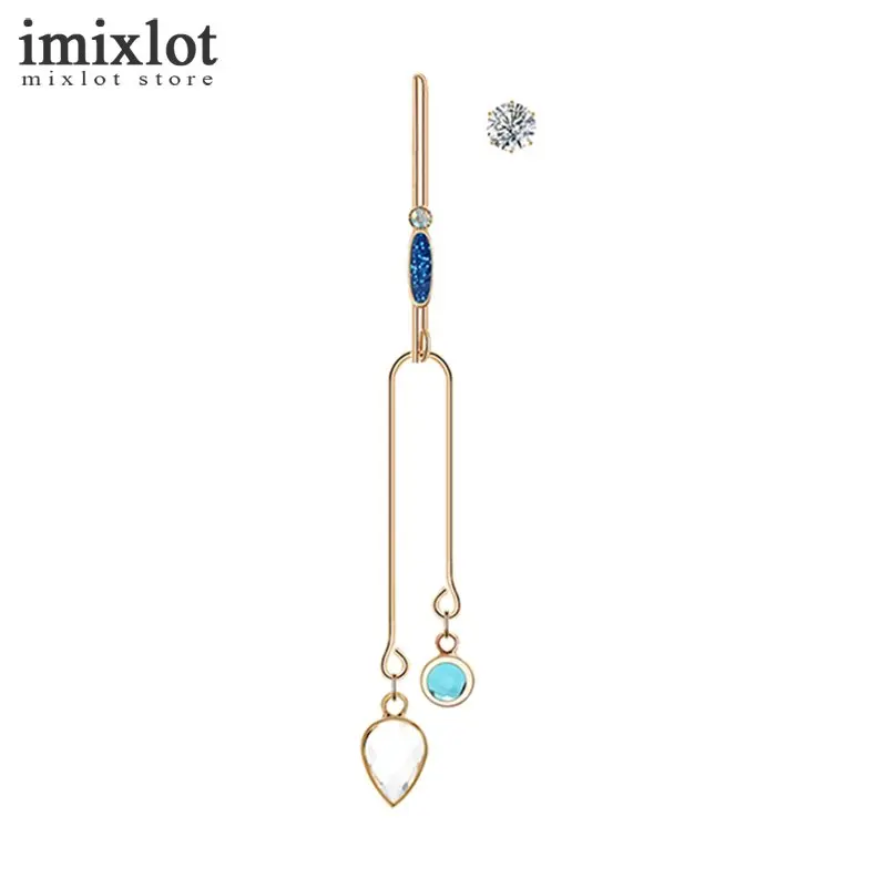 Imixlot 1 шт. Винтаж Панк золото-изделие с длинными кисточками Длинные Висячие серьги