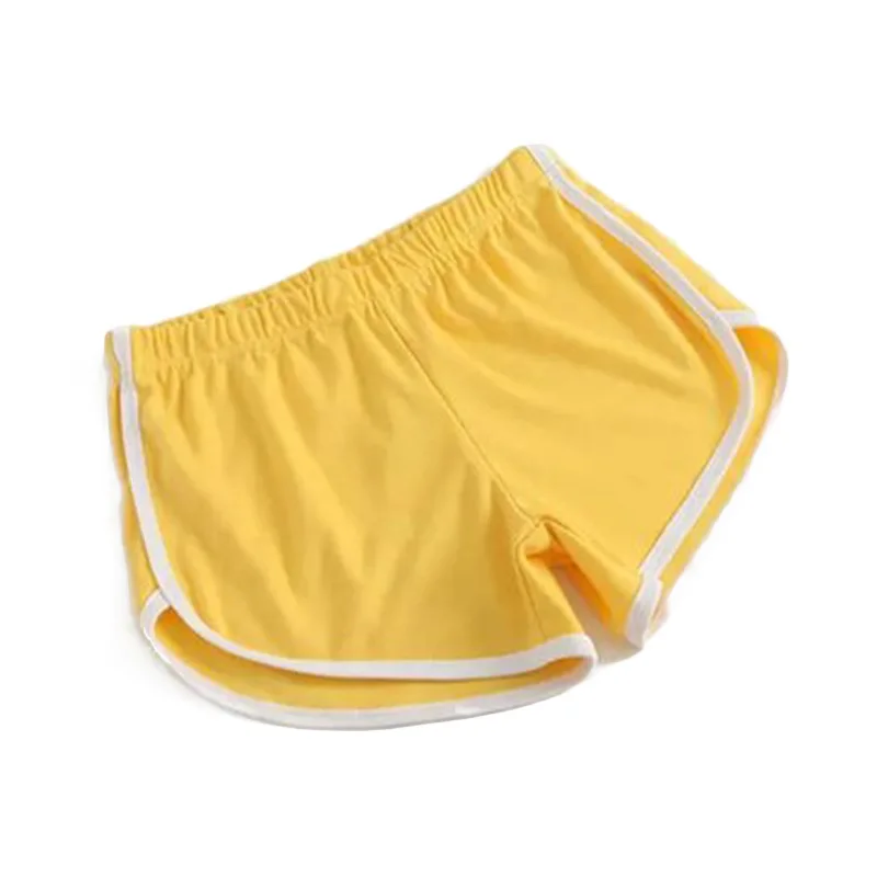 Сексуальные женские для фитнеса спортивные шорты с эластичной резинкой на талии для бега в спортзале Йога дышащие хлопковые короткие штаны MSD-ING - Цвет: Цвет: желтый