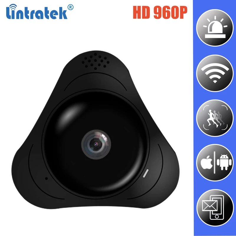 

Howell 960P Panoramic Camera Home Security Wireless CCTV Surveillance 360 Degree Mini IP Fisheye Camera Onvif 2.0 Two Ways Audio