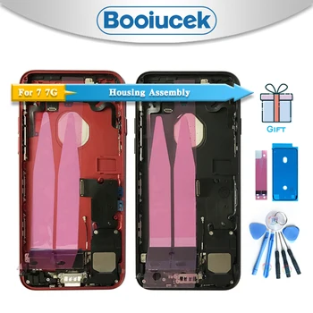 

High Quality For iphone 7 7G or 7 Plus with Flex Cable Back Housing Full Assembly Battery Cover Door Rear Middle Frame Chassis