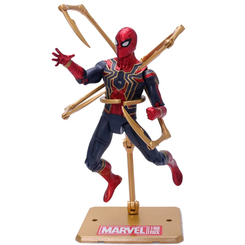 

Marvel Avengers Hero Spiderman Toy Doll Model Movie Action Model Pvc With Bracket Decoration Children Gift For Children
