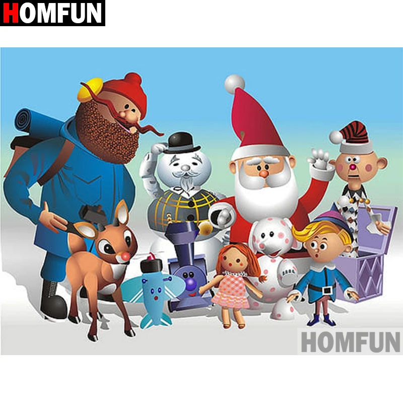 

HOMFUN Full Square/Round Drill 5D DIY Diamond Painting "Cartoon character" Embroidery Cross Stitch 5D Home Decor Gift A16601