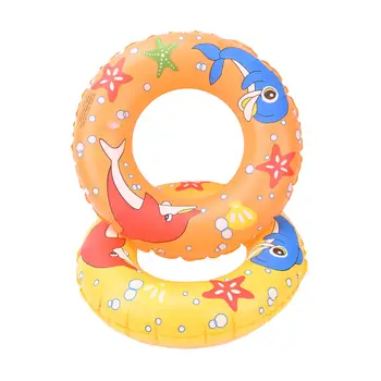 

New Arrival Leading Star Kids High-density PVC Cartoon Printing Inflatable Float Swimming Ring