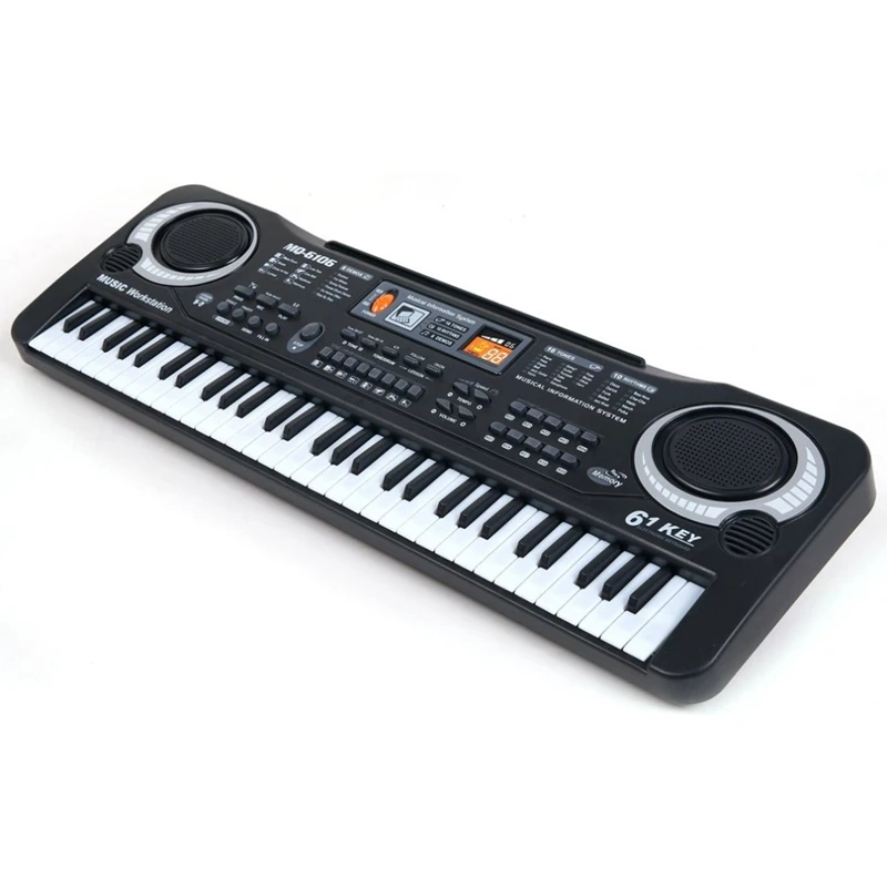 61 клавиша Цифровая музыка электронная клавиатура доска игрушка подарок Электрический шарманка для детей многофункциональный и нежный