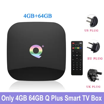 

Q Plus TV Box Android 9.0 4GB/64GB 2.4G WiFi Smart Allwinner H6 USB3.0 Set Top Box 6K H.265 Media Player PK S905X2 T95Q X96 max