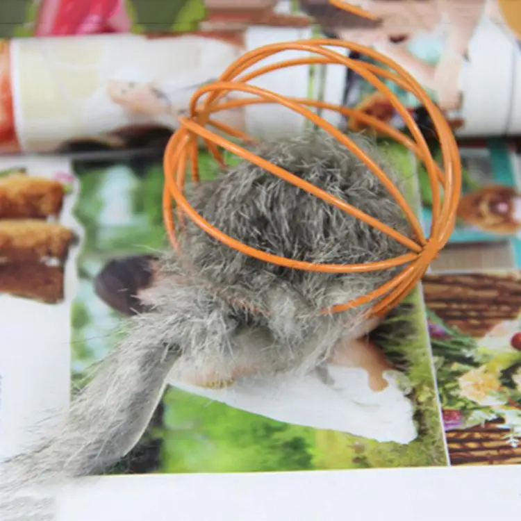 Funny Pet Kitten Cat Playing Mouse Rat Mice Ball Cage Toys Home Gatos Jouet Chat Juguetes Para Gatos Katten Speelgoed Randomly