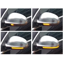 Динамический светодиодный мигалка зеркало индикатора Поворотный Светильник сигнальный повторитель подходит для Golf V Golf 5 MK5 R автомобильные аксессуары