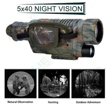 BOBLOV 5X40 Digital Infrared Night Vision Goggle Monocular 200m Range Video DVR Imagers for Hunting Camera Device BOBLOV 5X40 Digital Infrared Night Vision Goggle Monocular 200m Range Video DVR Imagers for Hunting Camera Device
