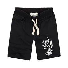 Модные Повседневные Мужские шорты из хлопка высокого качества, мужские шорты GOKU Son Just Saiyan, дизайнерские шорты, эластичные шорты с карманами для мужчин