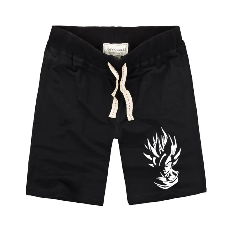 

New Fashion Casual Shorts Men High Quality Cotton Mens Shorts Anime Character Design Shorts Elastic Blet Pockets Shorts for Men