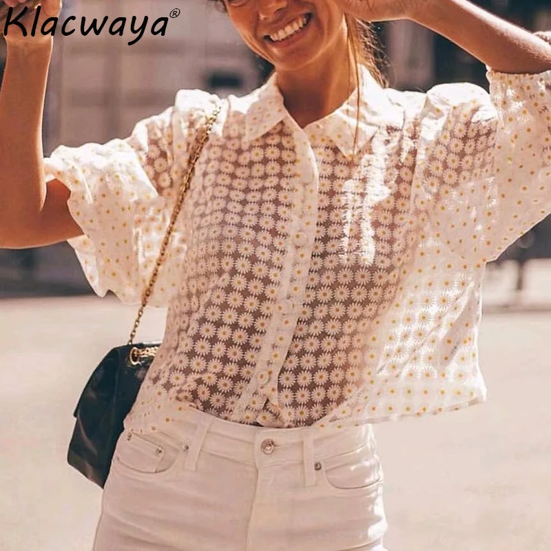 النساء شفافة قمصان الشيفون 2019 الصيف أزياء السيدات لينة الأورجانزا البلوزات الأطراف الفتيات الأزهار قمم فام مهرجان شيك النساء شفافة قمصان الشيفون 2019 الصيف أزياء السيدات لينة الأورجانزا البلوزات الأطراف الفتيات الأزهار قمم فام مهرجان شيك