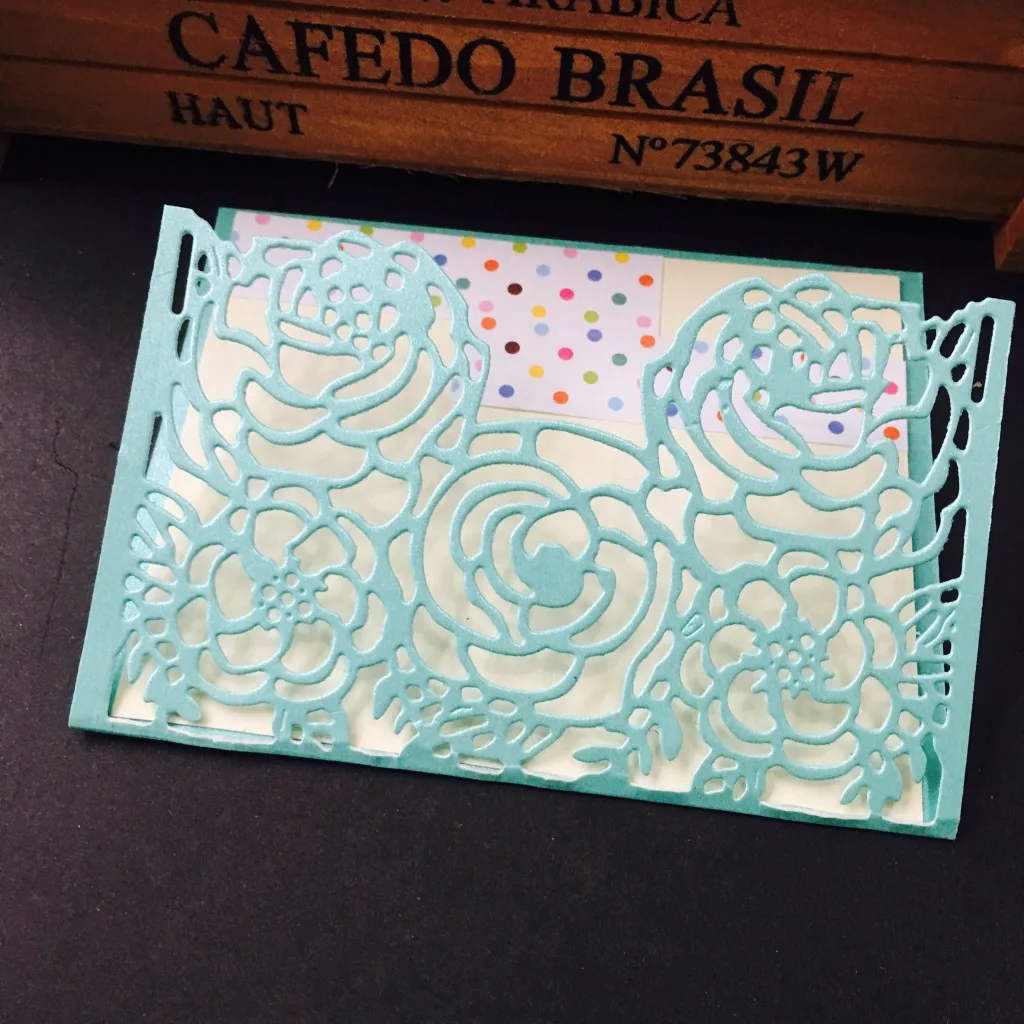 

Rose Flowers Metal Die Cuts Floral Cutting dies Scrapbook Paper Craft Knife Mould Blade Punch Stencil Dies