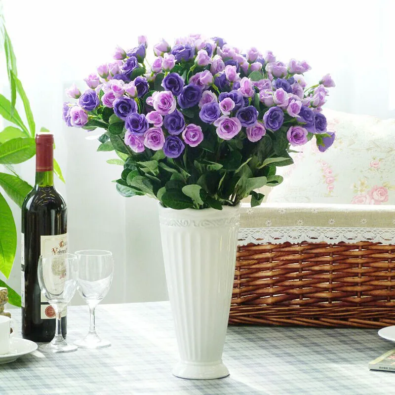 1 шт. белый керамический держатель для цветов Прекрасная жардиньерка украшение дома керамическая ваза