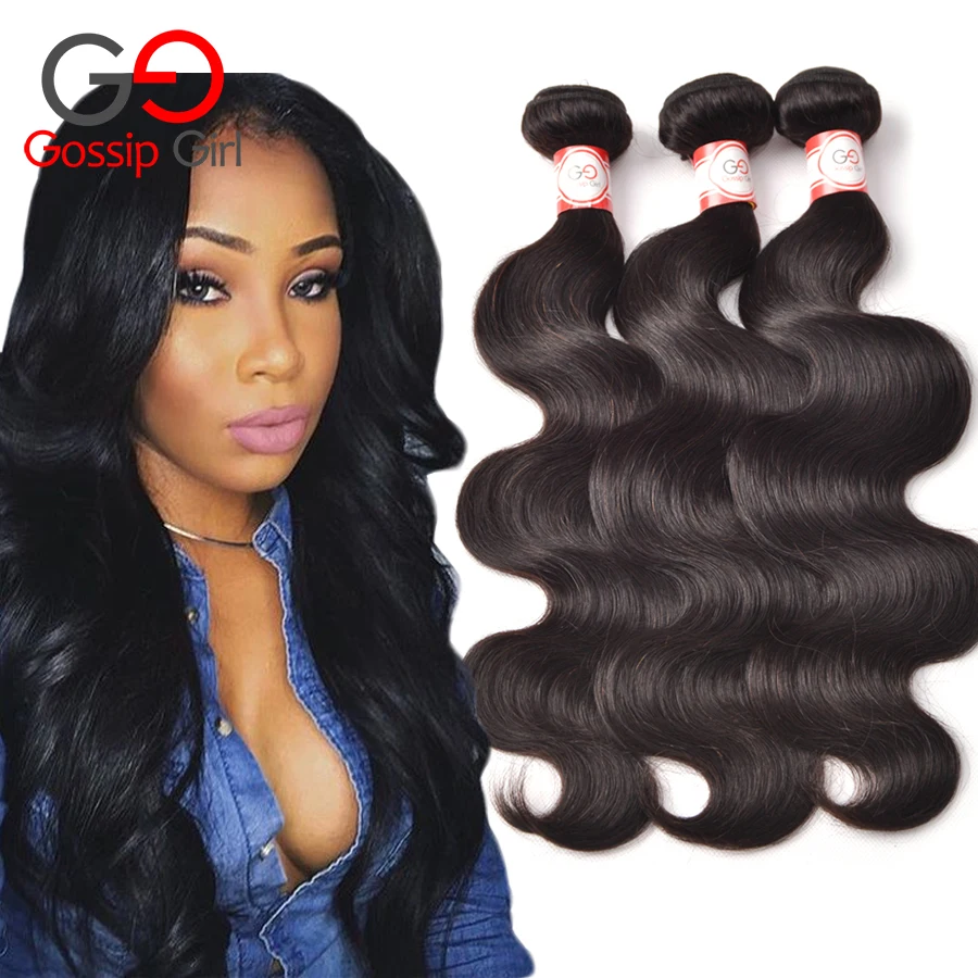 

Gossip Girl 7A Peruvian Virgin Hair Body Wave 3 Bundles Cheap Hair 6"-28" Body Wave Bundles Human Hair Weave Peruvian Body Wave