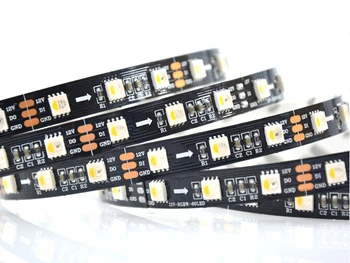 

[Seven Neon]Free shipping 5M DC12V/24V 12MM FPCB SMD 5050 RGBW LED Strip Light 4 Colors in 1 LED RGB+ hite/arm White White STRIP