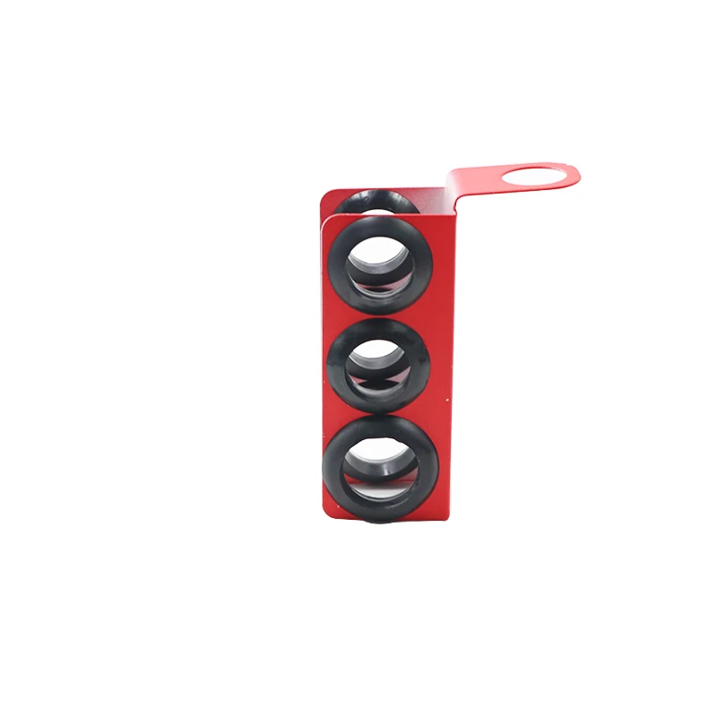 SY металл и силиконовая трубка для кальяна ручка держатель для мундштука для больших кальян хича наргиле аксессуары два размера - Цвет: Red