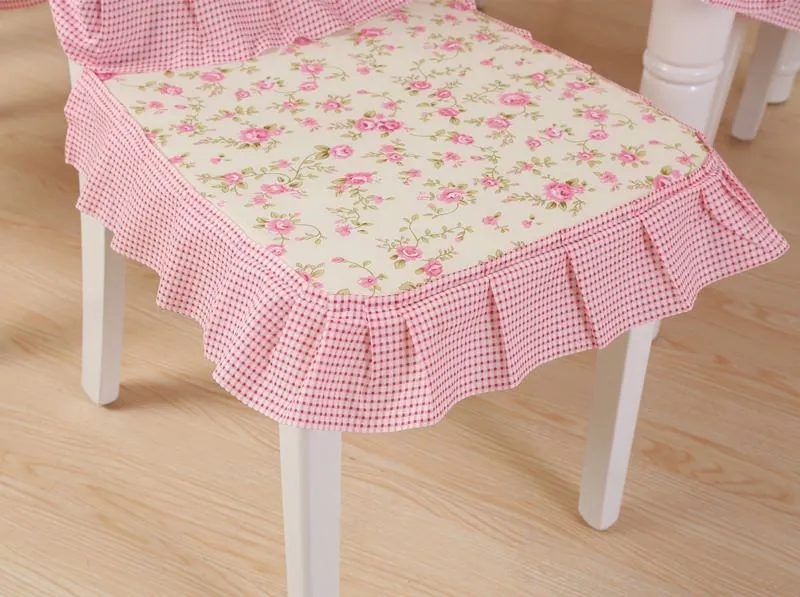 Print Dinning Tablecloth Cotton Cloth Fabric Table Cloth Chair Cover Chair Cushion Set Household Decoration Tea Table Cloth