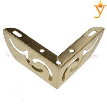 

55mm height golden furniture accessory metal sofa leg E11