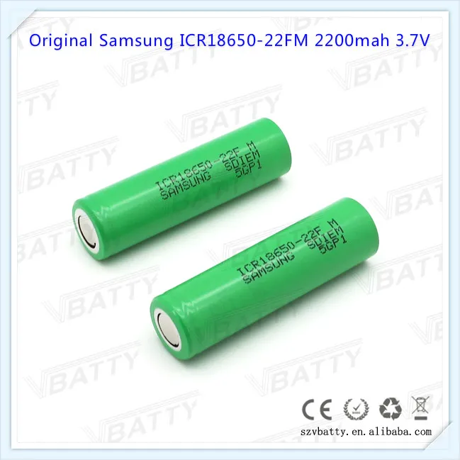 Для samsung ICR18650-22FM 22FM 18650 2200mah 3,7 v литий-ионная аккумуляторная батарея для электровелосипеда(1 шт