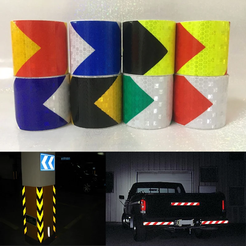 5cm X 3m Reflective Strips Car Stickers Car-styling Motorcycle Decoration Automobiles Safety Warning Mark Tapes