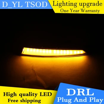 

Car styling For Ford kuga 2013-2015 LED DRL For kuga High brightness guide LED DRL led fog lamps daytime running lights