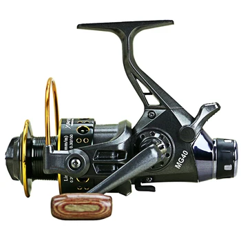 

Yumoshi Fishing Reel Double Brake Super Strong Carp 5.2:1 Feeder Rotating Reel Spinning Fishing Wheel MG
