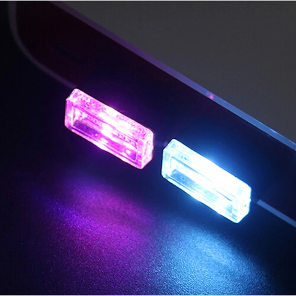 Автомобильный Универсальный USB LED декоративный свет Автозапчасти для audi a4 b6 citroen c5