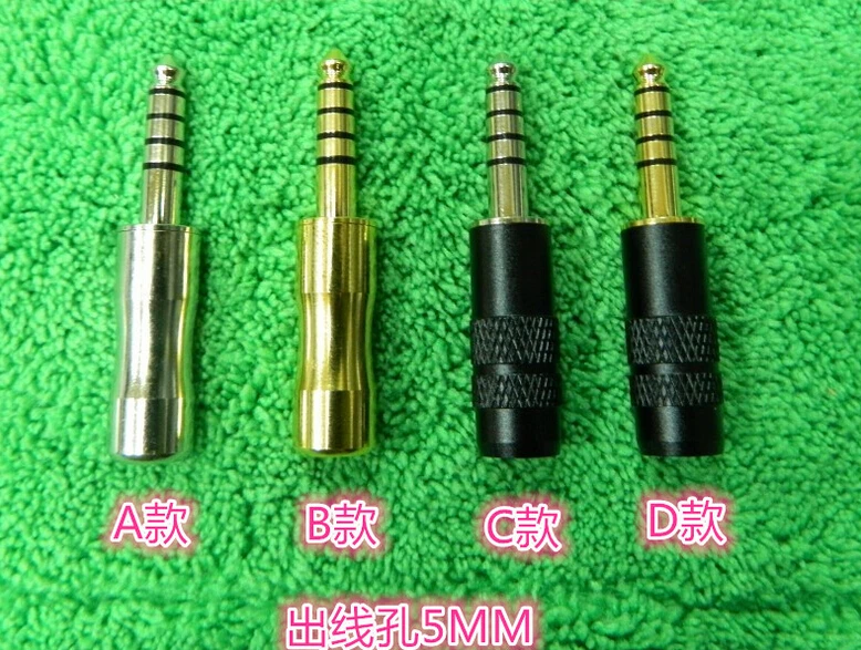 4pcs 4 4mm 5 Poles Headphone Earphone Adapter Connector For Sony PHA 2A TA ZH1ES NW WM1Z A AMP Player DIY Accessories