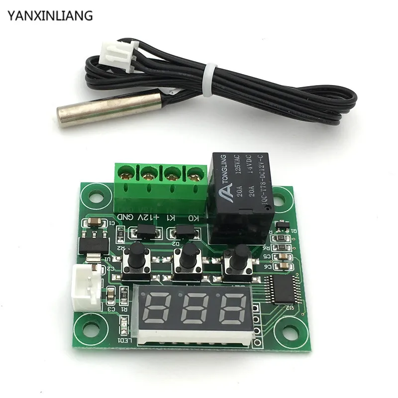 

1PCS W1209 DC 12V heat cool temp thermostat temperature control switch temperature controller