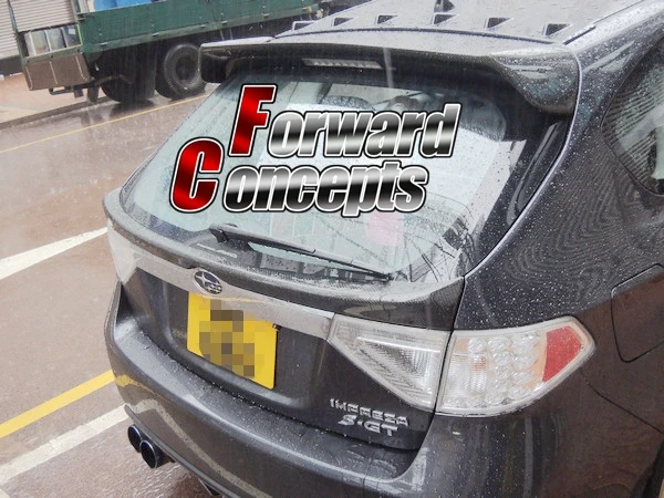 

FOR CARBON FIBER 08-11 IMPREZA WRX GR GH REAR WING HATCH MIDDLE SPOILER