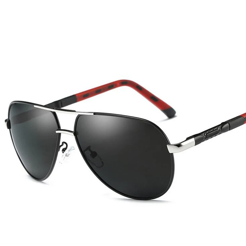 Unisex Retro Aluminum Brand Sunglasses Polarized Lens Vintage Eyewear Accessories Sun Glasses Oculos For Men Women 8725