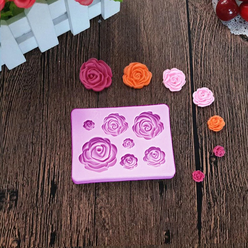

Rose Cake Mould Silicone Chocolate Flower Mold Fondant Mold Cake Decorating Tools Chocolate Mold Cake Pastry Baking Tool Mould