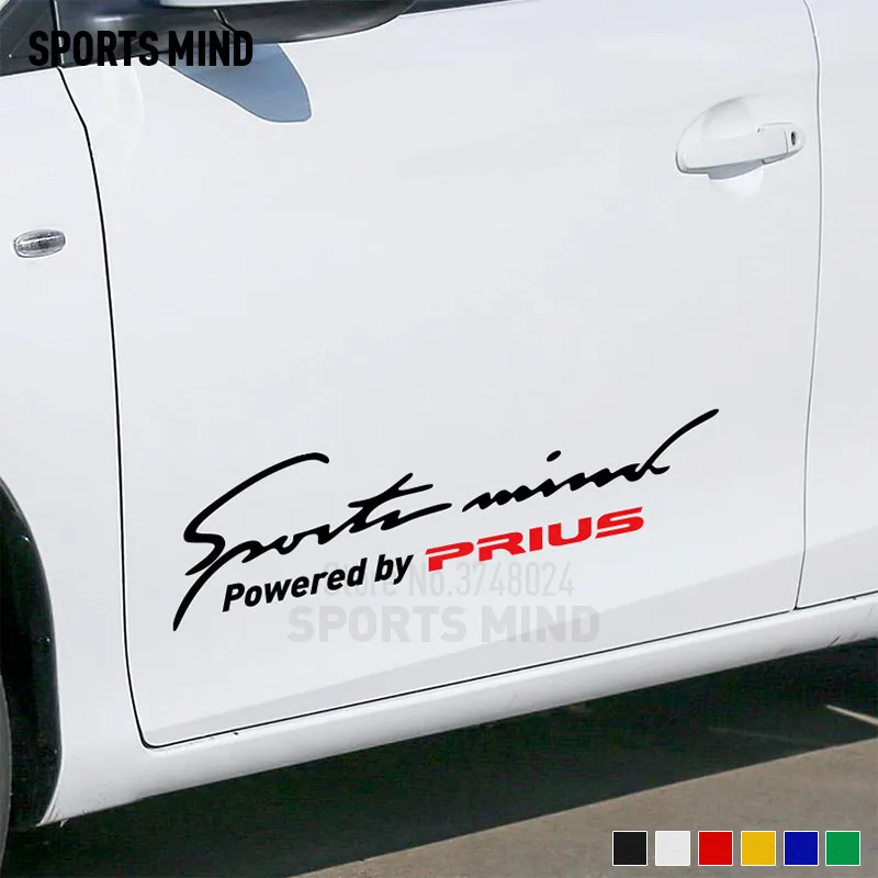 

Customization Sports Mind Car Styling Automobiles Car Sticker Decal Exterior Accessories For Toyota Prius Accessories