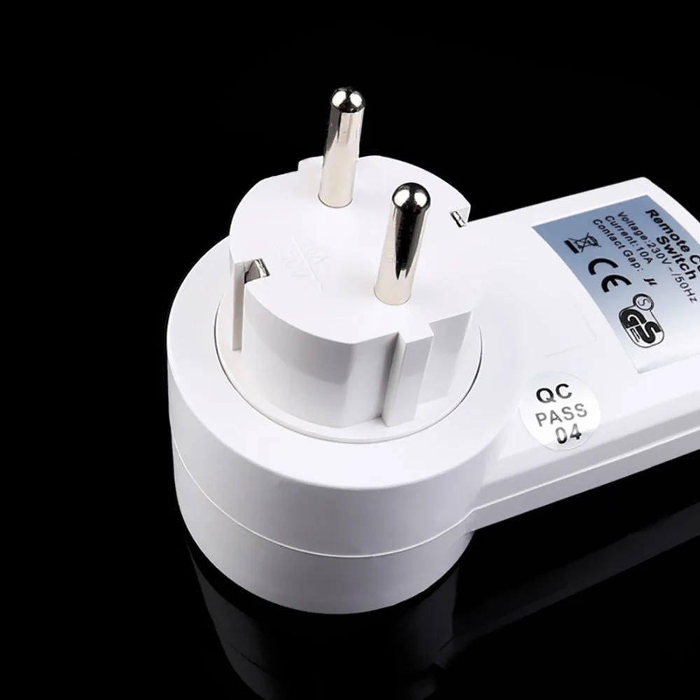 

Brand New Wireless Remote Control Home Light Switch Socket +1 Remote EU Connector Plug DC 12V