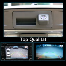Special Trunk handle CCD Car Rear View Camera Reverse Backup Camera For VW Passat Tiguan Golf Touran Jetta Sharan Touareg navi