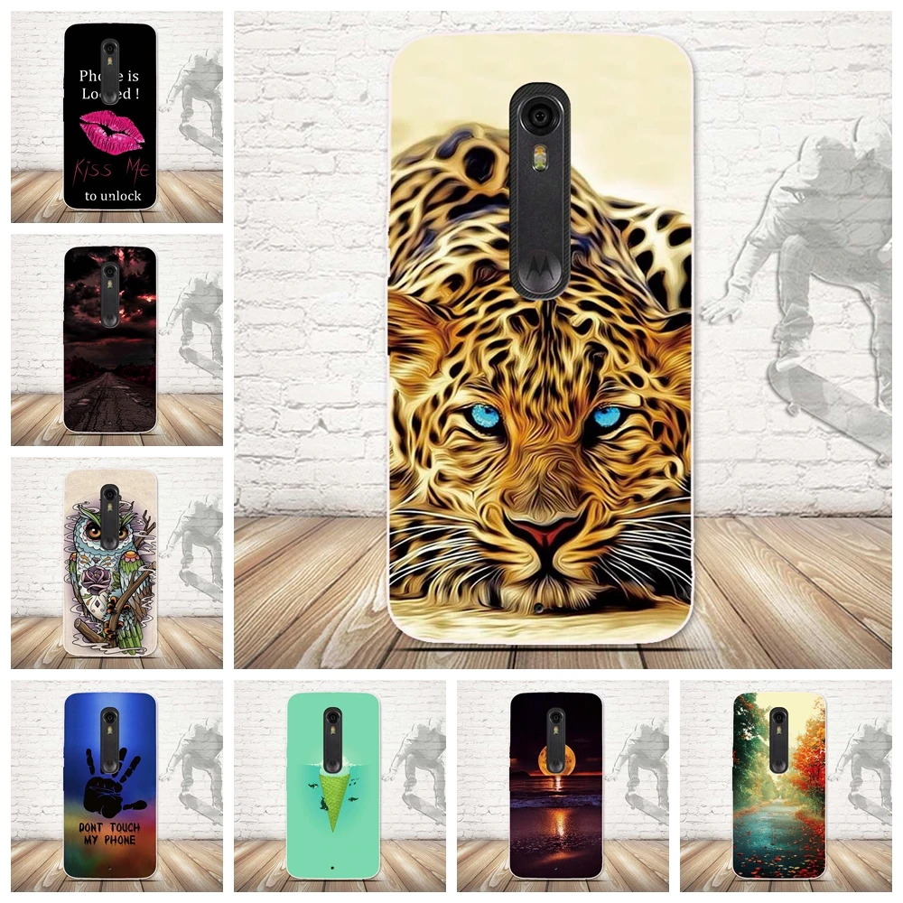 

Phone Case Cover for Motorola Moto X Style/Pure Edition Transparent Owl Ultra Soft TPU Back Capa Silicone Case for girl man