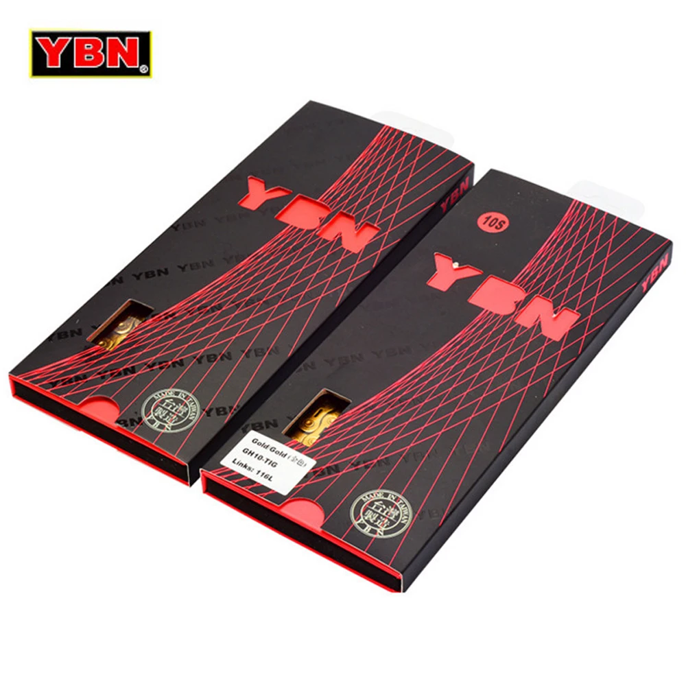 Best YBN Ultralight 9 10 11 Speeds Bicycle Chain SLR Gold Hollow MTB Road Bike Chain for Shimano/SRAM/Campanolo System 3 Best YBN Ultralight 9 10 11 Speeds Bicycle Chain SLR Gold Hollow MTB Road Bike Chain for Shimano/SRAM/Campanolo System 3