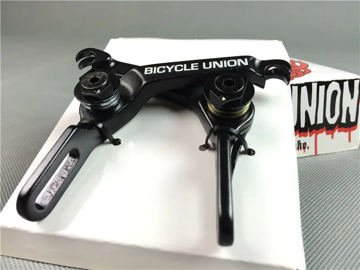 Британский бренд Велосипедный Спорт Union коготь пункта BMX тормозной суппорт - Цвет: Черный