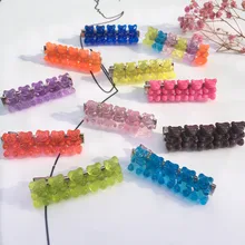 Милые конфеты ручной работы цвет заколки с медведем заколки для волос Забавный резиновый цвет красочные животные Заколки для женщин Gilr детей Cortoon ювелирные изделия