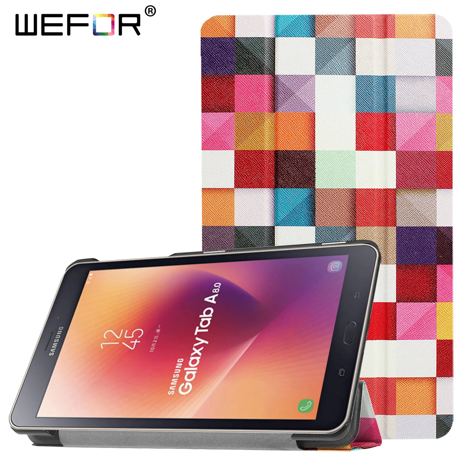 

Case for Samsung Galaxy Tab A 8.0 T380 T385 2017,Ultra Slim Magnetic Leather Smart Stand Case Cover For Galaxy Tab A 8.0 2017