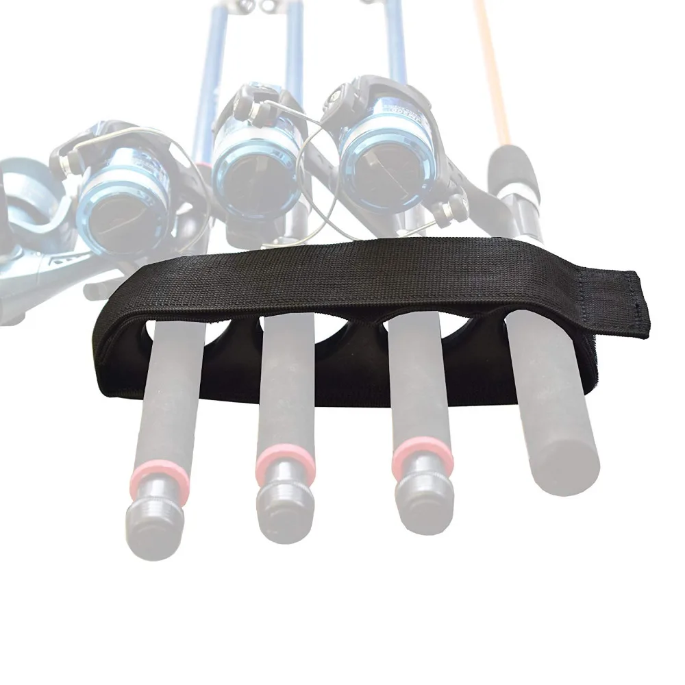 

Fishing Rod Tie Down Strap Holds 4 Fishing Rods - Hardware Included