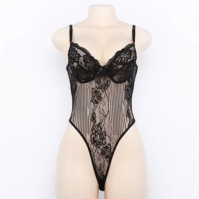 black lace bodysuit isiksus Black Summer Thong Transparent Sexy Bodysuit Women Lace White mesh Backless Off Shoulder 2019 Bodysuit For Women JS030 sexy bodysuit Bodysuits