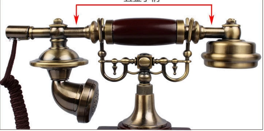 IDS-930 домашний телефон античный электрический набор Модный Деревянный винтажный телефон