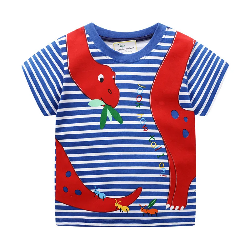 Kids Baby Boys T shirts Animals Stripe Clothes