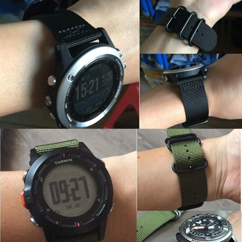 26 мм нейлоновый ремешок спортивные часы группа ремешок для Garmin Fenix 5X/Fenix 3/3 ч/D2/спуск Mk1 длинные браслет