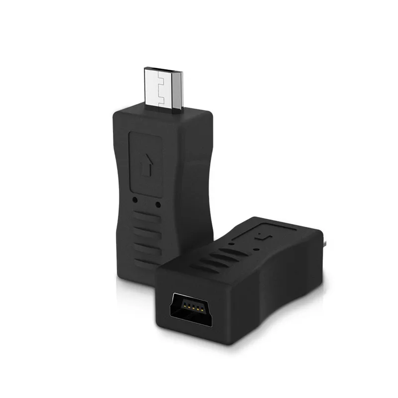 Micro USB штекер в мини USB Женский конвертер для зарядки телефона передачи данных адаптер разъем для MP3 samsung Android устройств